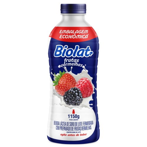 Bebida Láctea Sabor Frutas Vermelhas