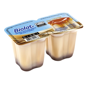 Sobremesa Láctea Sabor Baunilha com Calda de Caramelo