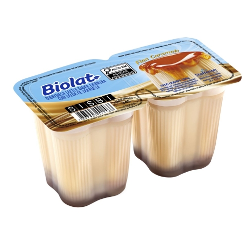 Sobremesa Láctea Sabor Baunilha com Calda de Caramelo